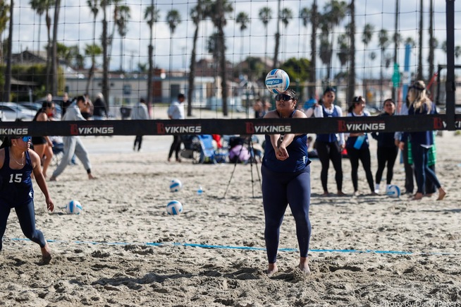 File Photo: Madison Borja (15) and Monserrat Rodriguez (23) won both of their matches on the day