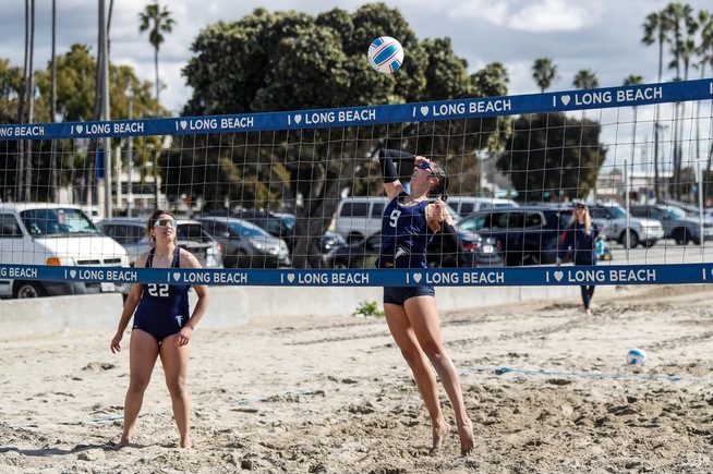 Kaydence Portillo (22) and Isabella Carrasco (9) posted a win over Riverside City College