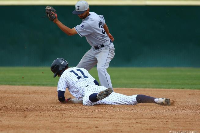 Jesse Perdomo went 3-for-4, including two doubles, in the Falcons win over LA Harbor