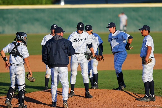 The Falcons dropped a 2-1 extra inning game to Santa Ana