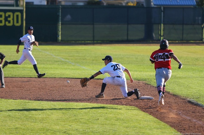 Jesus Mercado (20) drove in three runs for the Falcons in their win