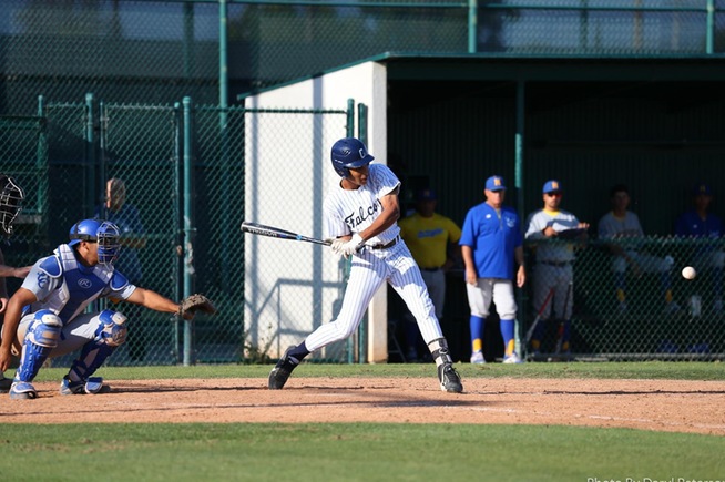 File Photo: Shea Estrin drove in six runs in the Falcons win