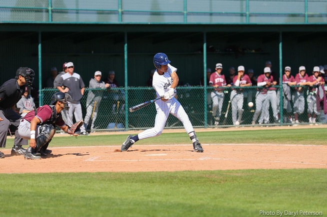 Shea Estrin had a pair of hits and drove in the lone run for the Falcons