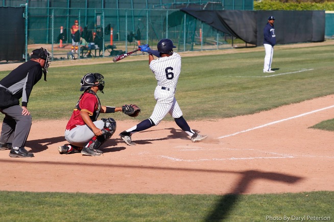 File Photo: Anthony Godfrey slapped out three hits against Merced