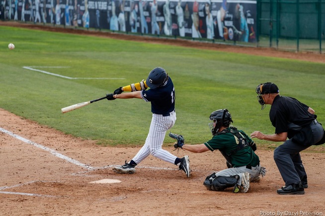 File Photo: Dylan Immel reached base three times in the Falcons loss