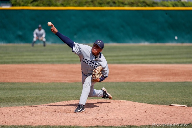 Calix Armijo pitched the ninth inning to earn his 13th save of the season in the Falcons win