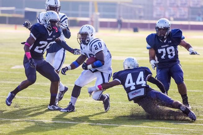 File Photo: Travis Newberry rushed for 115 of the Falcons 296 yards in their 27-21 win over Canyons
