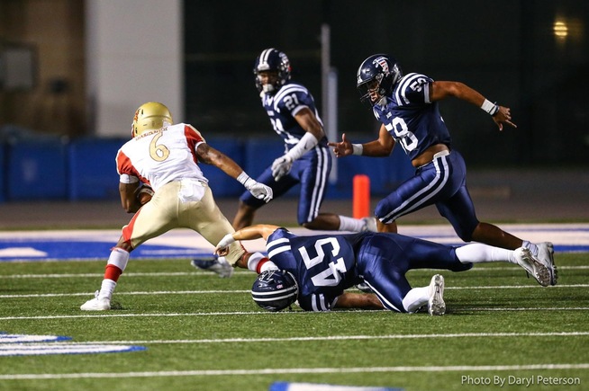 The Falcon defense wreaked havoc on the Roadrunners all night
