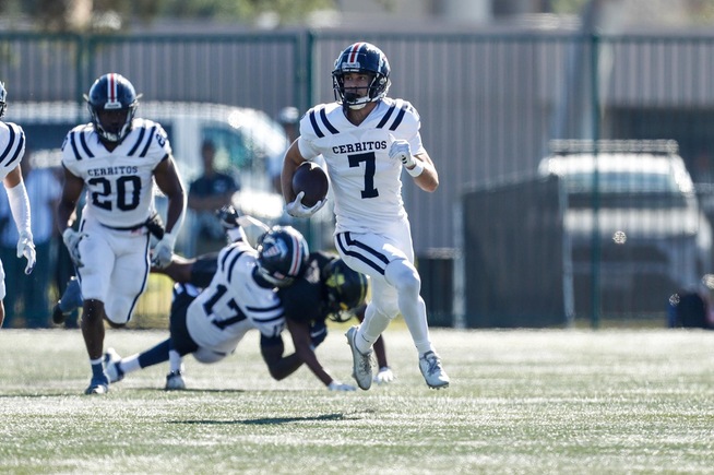 Rocco Caldarella returned four kickoffs for 120 yards for the Falcons