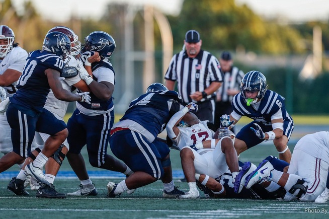File Photo: The Falcon defense stuffed Moorpark all night in their win