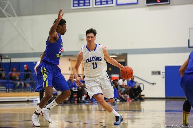 File Photo: Cristian Perez shared the team lead with six rebounds in the Falcons loss