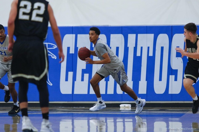 File Photo: Riley Hamilton hit a last-second three-pointer to beat Antelope Valley at the Clete Adelman Classic