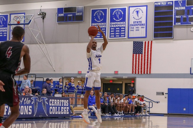 Cody Wilkes hit four three-pointers in the Falcons win