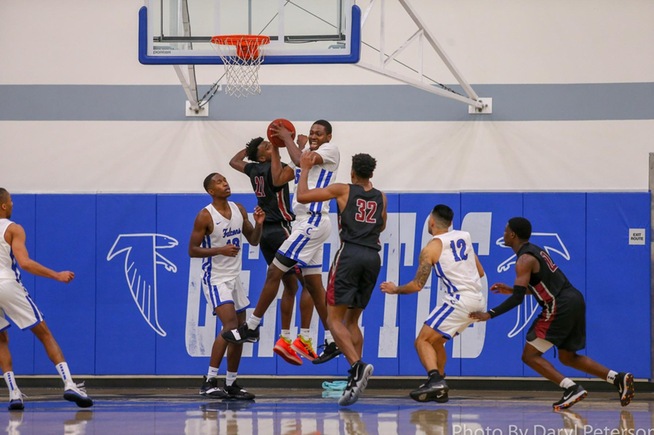 File Photo: Dezmon Murphy (grabbing rebound) scored a team-high 16 points against LA Southwest