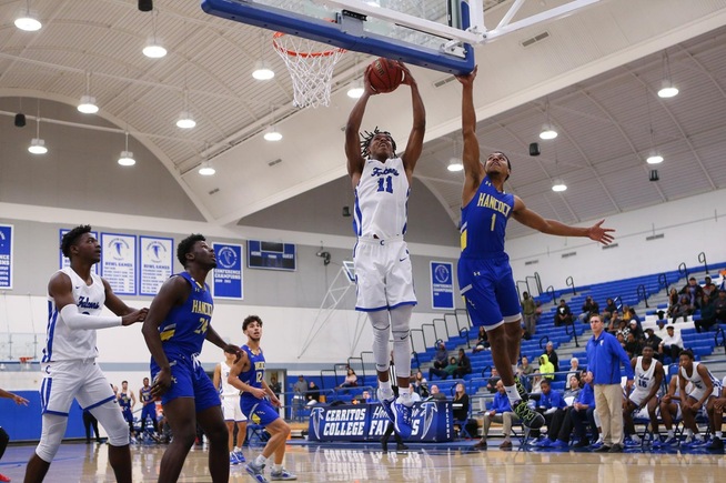 Jaishon Forte had 12 points and seven rebounds for the Falcons