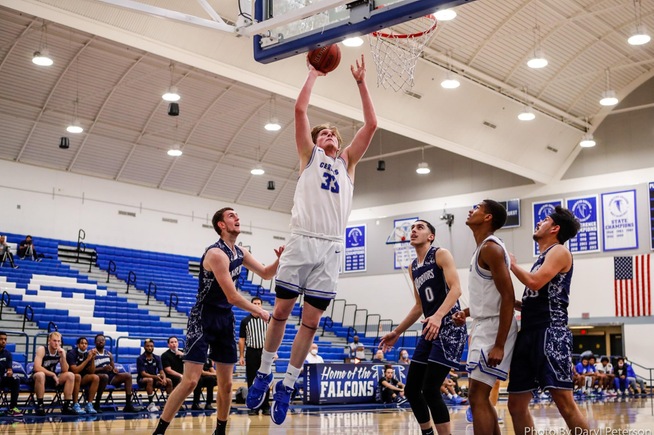 Jackson Barnhill goes up for two of his 17 points