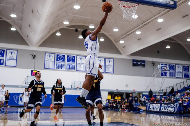 File Photo: Darron Henry scored 16 second-half points to lead the Falcons