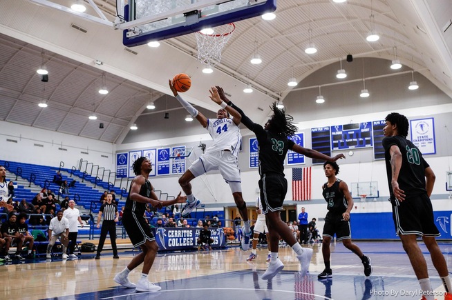 File Photo: Elijah Gelin helped lead a balanced attack against LA Trade-Tech