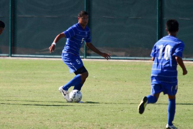 File Photo: Jeffrey Payeras (5) scored the lone goal in the team's 3-1 loss to El Camino.
