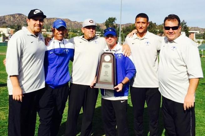 Benny Artiaga (third from left) was named the National Coach of the Year