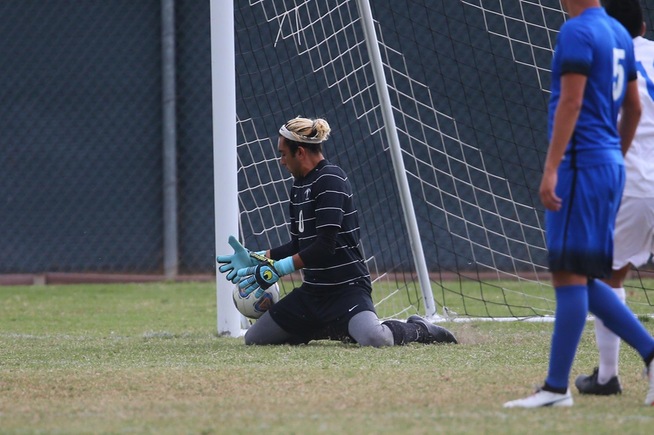 File Photo: Jordan Aldama posts team's seventh shutout of the season