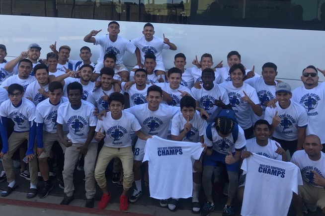 The Falcons clinched their second straight SCC South Division title