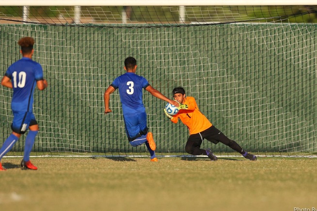 File Photo: GK Jordan Aldama and the Falcon defense shut out Mt. SAC, 1-0