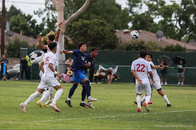 File Photo: Antonio Negrete (16) scored twice in the win over Norco College