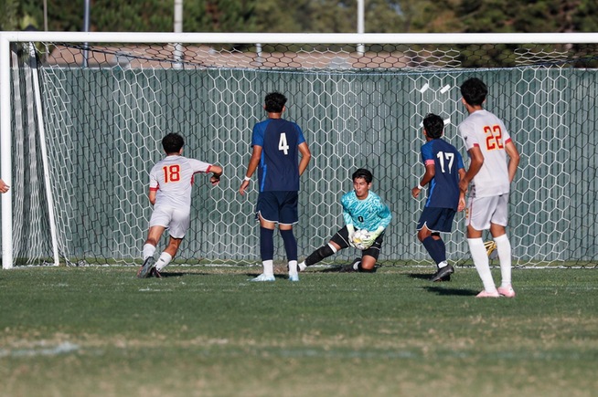 File Photo: Anthony Gomez (0) made eight saves in a scoreless tie with LA City