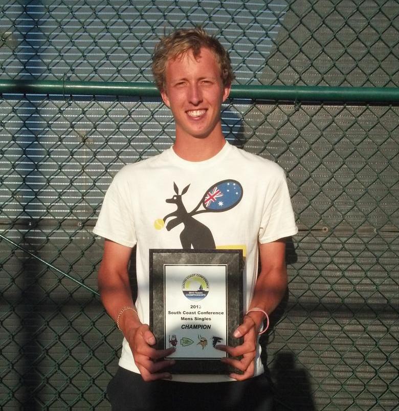 Nathan Eshamade won the SCC Tournament singles championship