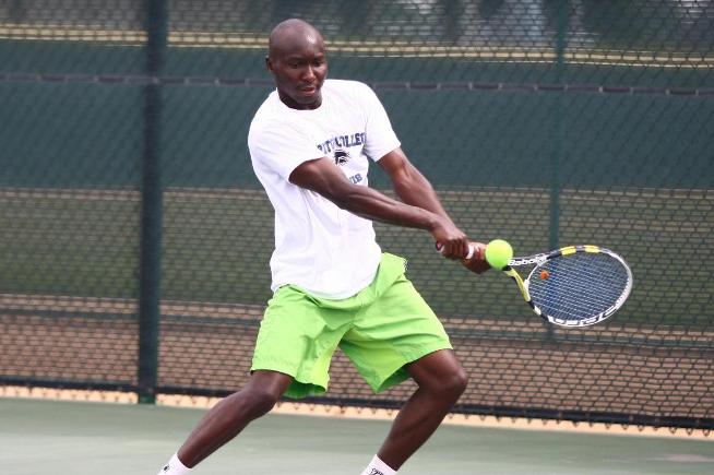 AMadi Kagoma has reached the semifinals in both singles and doubles at the SCC Tournament