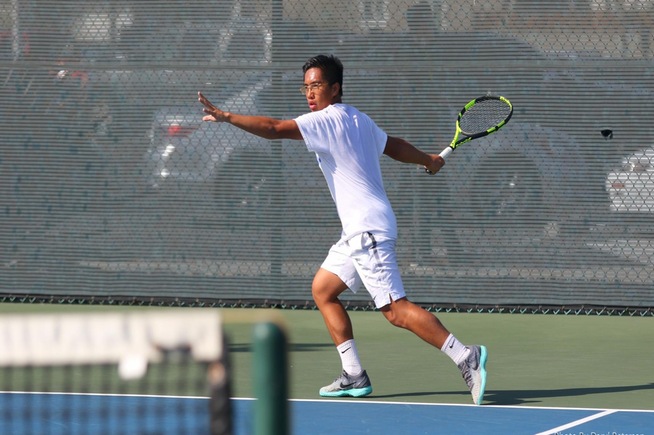 File Photo: Nico De La Pena earned a singles win over El Camino