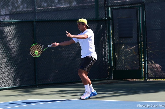 File Photo: Nico De La Pena won in straight sets.