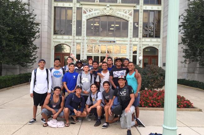The Falcon men's water polo team split their final two games at the Navy Open