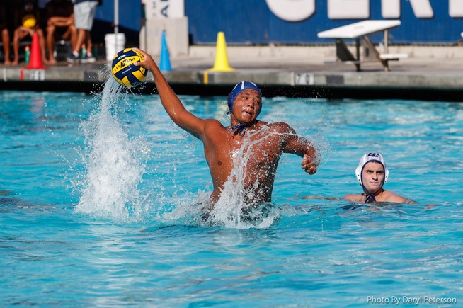 Joshua Lamberton scored three times in the Falcons win