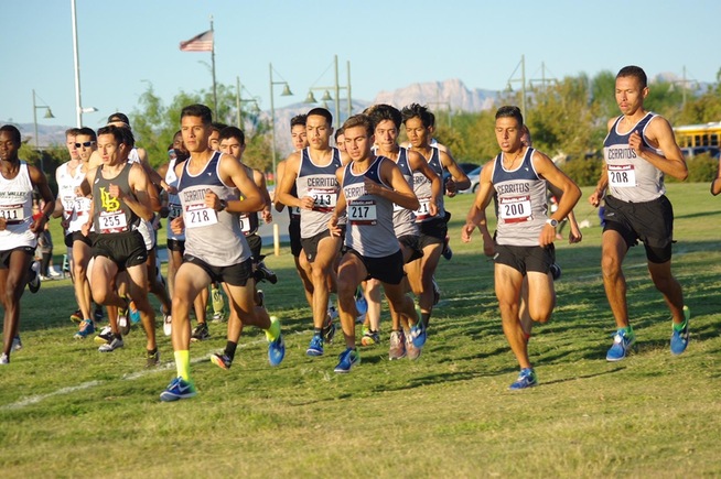 Cerritos College men's cross country at the UNLV Invitational