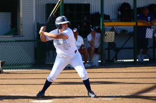 File Photo: Jamie Ramirez (12) had three hits in the Falcons loss to College of the Canyons
