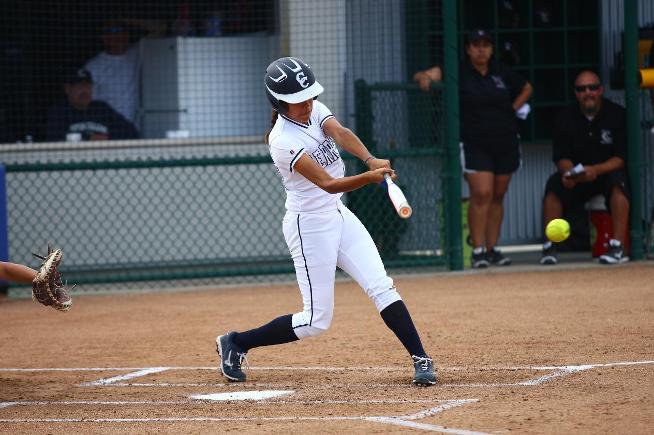 Stephanie Olivas drove in three runs on three hits in their Falcons 8-0 win over ECC Compton Center