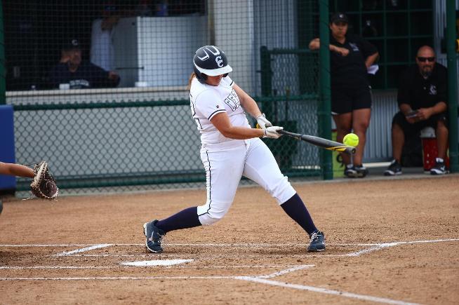 File Photo: Haley Whitney hit a pair of home runs and drove in six, as the Falcons beat LA Harbor, 12-0
