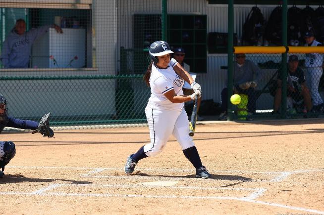 File Photo: Ariana Mejia had a three-run single to help lead the Falcons to a 4-0 win to eliminate Riverside from the playoffs