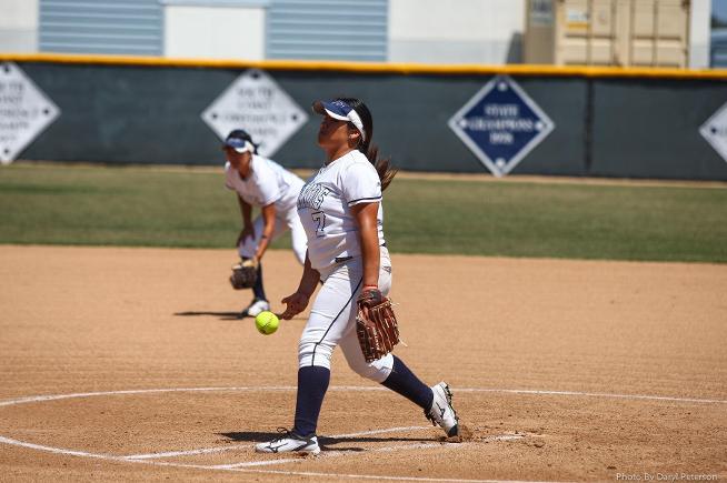 File Photo: Jissel Caballero earned the win in the circle for the Falcons