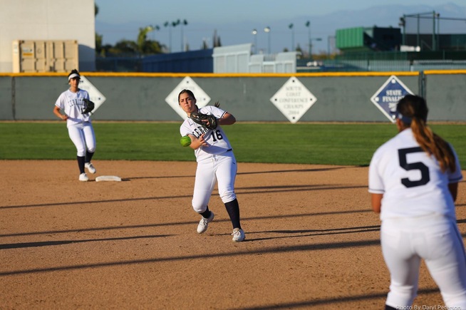 File Photo: Kylee Brown (16) hit a HR and drove in four runs for the Falcons