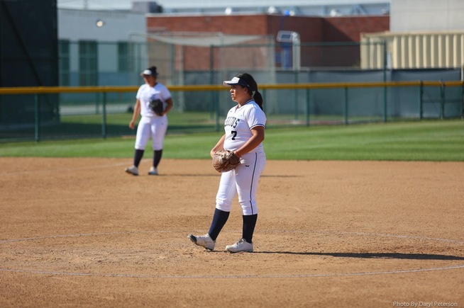 Pitcher Jissel Caballero tossed the final three innings to earn a save against EC-Compton Center