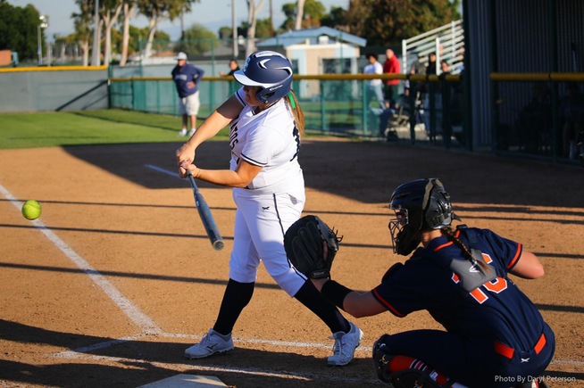 File Photo: Keira Bolinas had a pair of hits for the Falcons