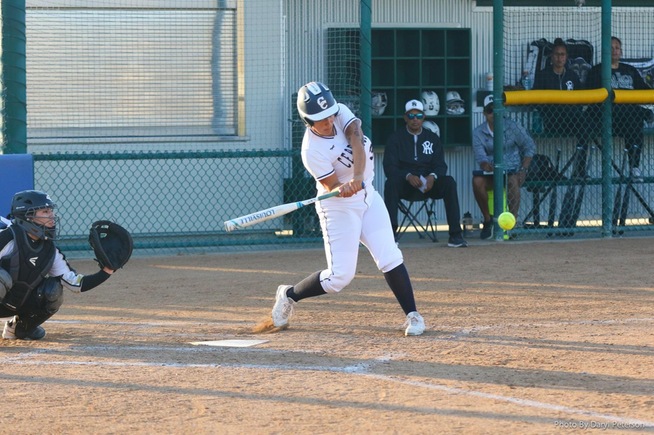 Rain Vega went 3-for-4 in the Falcons win