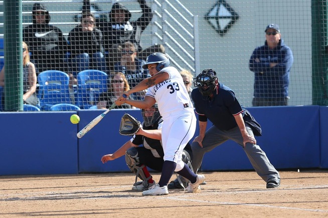 Rain Vega hits her first home run of the season