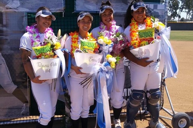 Sophomore honored in final home game