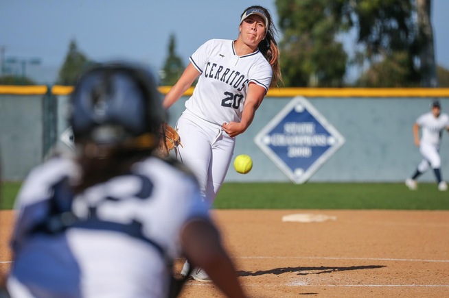 File Photo: Sierra Gerdts tossed a 1-hitter against Rio Hondo
