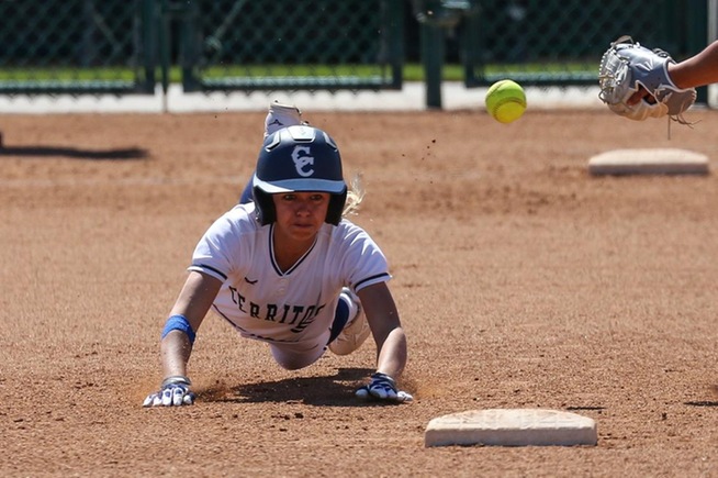 Tena Spoolstra had a pair of hits and stole a base for the Falcons