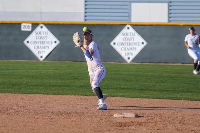 Tena Spoolstra had three hits and scored three times for the Falcons